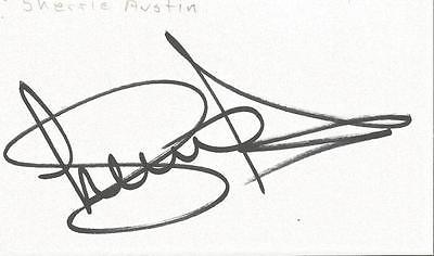 Sherrie Austin Signed 3x5 Index Card