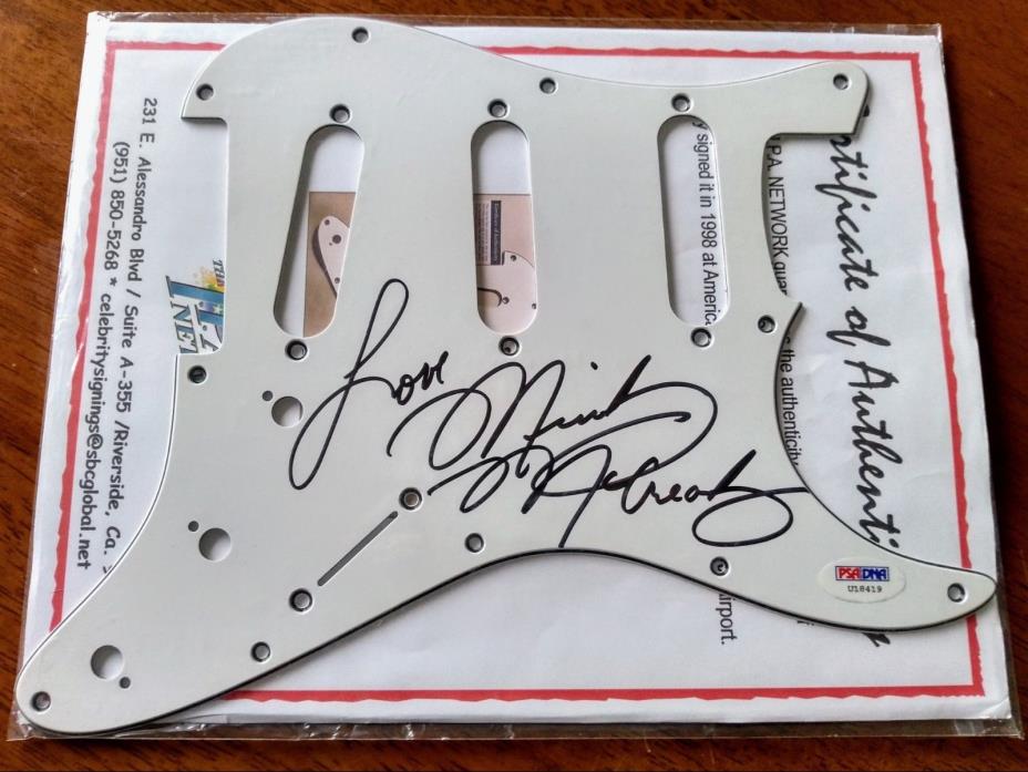 Mindy McCready Signed Stratocaster Guitar Pickguard PSA/DNA/IPA CERTIFIED