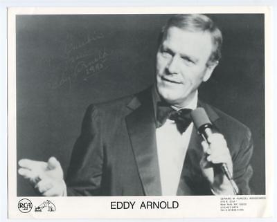 Autograph of Country Music Legend EDDY ARNOLD,Songwriter,Performer,Hall of Fame