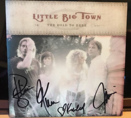 LITTLE BIG TOWN - The Road To Here - Signed Autographed CD - SIGNED BY ALL FOUR!