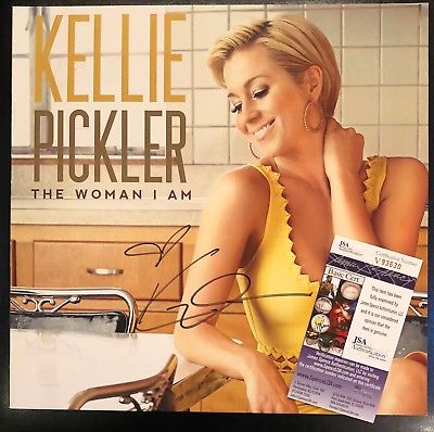 KELLIE PICKLER signed vinyl LP The Woman I Am NEW Autographed - JSA COA