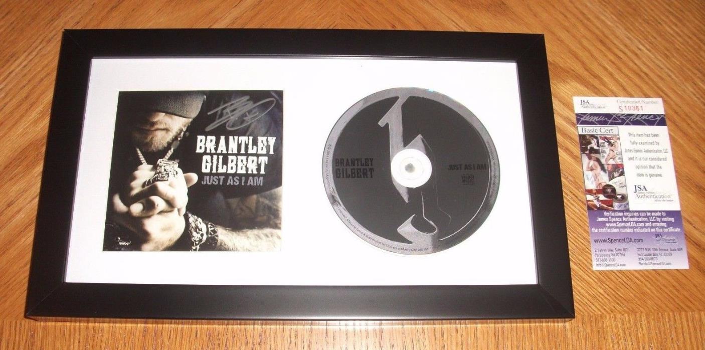 BRANTLEY GILBERT - Signed Just As I Am CD *Autographed* Framed! JSA Certified