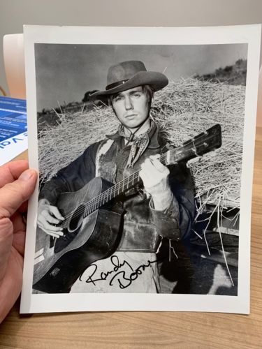 COUNTRY Western MUSIC ACTOR RANDY BOONE AUTOGRAPH 8 x 10 PHOTO