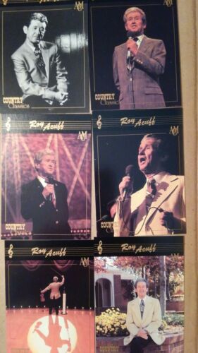 ROY ACUFF SET OF 6 1992 COUNTRY CLASSICS #38-43 FREE SHIPPING