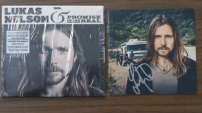 LUKAS NELSON & PROMISE OF THE REAL - AUTOGRAPHED CD BOOKLET & NEW SEALED CD