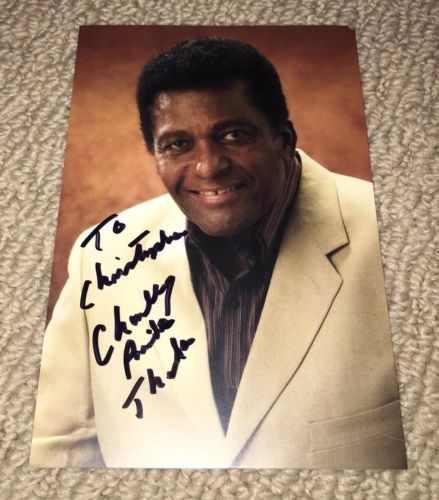 CHARLEY PRIDE - SIGNED POSTCARD! *AUTOGRAPHED* COUNTRY MUSIC LEGEND *SINGER*