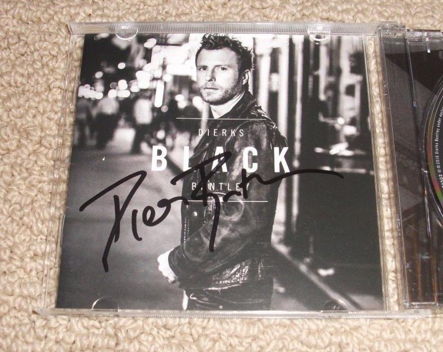 DIERKS BENTLEY - SIGNED BLACK CD *Autographed* Country Music Star