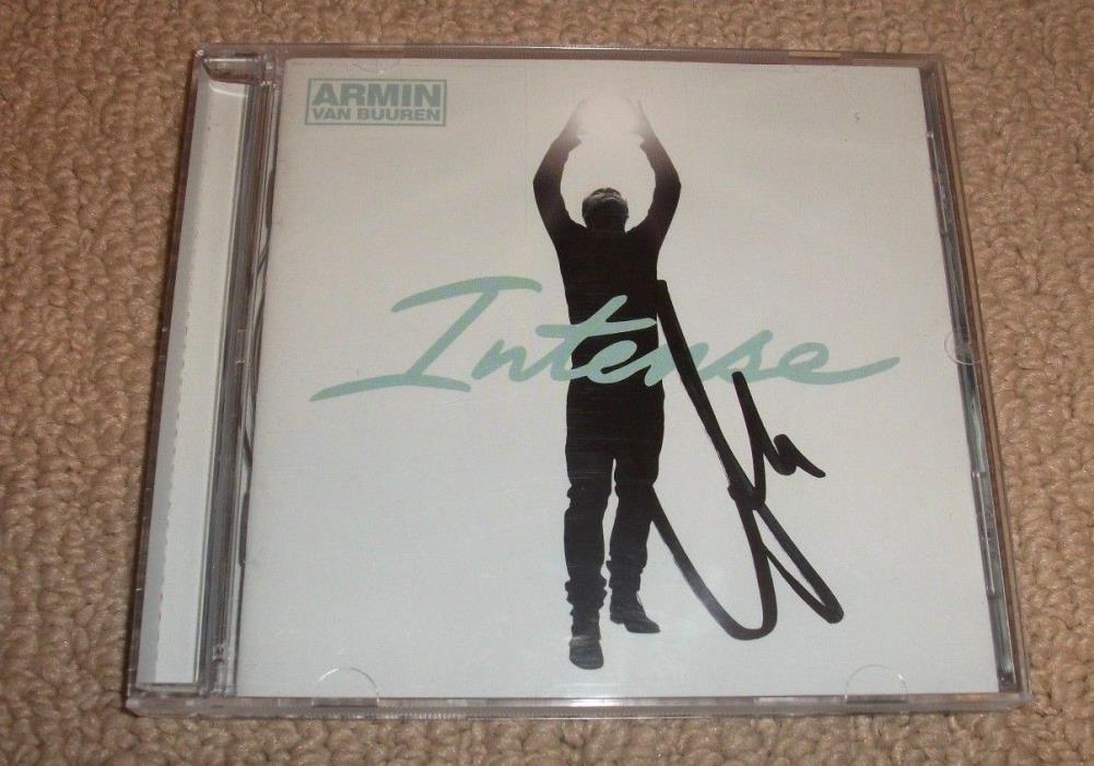 ARMIN VAN BUUREN - SIGNED INTENSE CD! *AUTOGRAPHED* EDM TRANCE LEGEND! ASOT