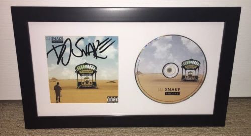 DJ SNAKE - SIGNED ENCORE CD *FRAMED* AUTOGRAPHED *DEBUT ALBUM* EDM TRAP PRODUCER