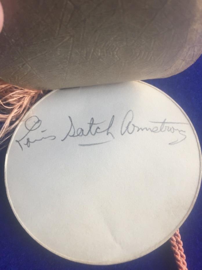 Louis Armstrong  1937 SIGNED Penn State Senior Ball program rare