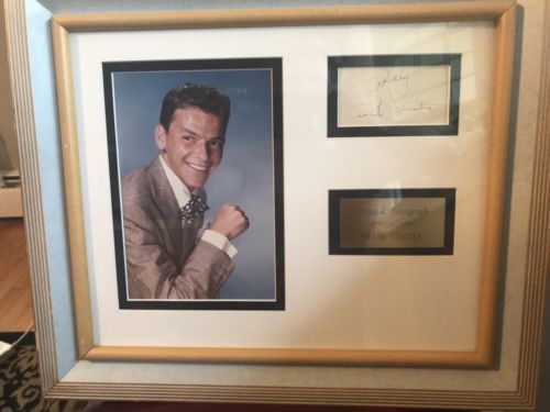 The Voice Frank Sinatra Framed Autographed W/Authtentication Rare Free USA ship