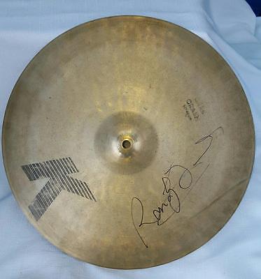 RIP Randy Jones Autographed Zildjian Cymbals (5/1) Dave Brubeck Quartet Drummer