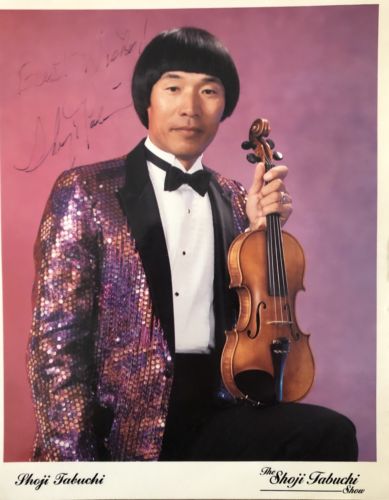 SHOJI TABUCHI SIGNED 8X10 Signed Photograph 1992 BRANSON STAGE 44