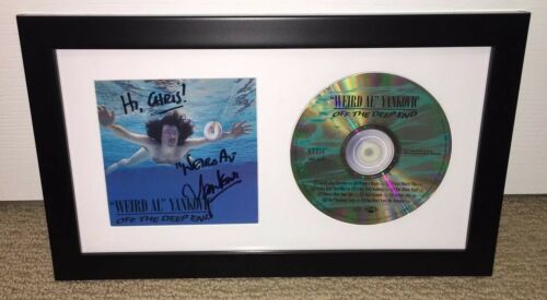 WEIRD AL YANKOVIC SIGNED OFF THE DEEP END CD *AUTOGRAPHED* FRAMED! NIRVANA
