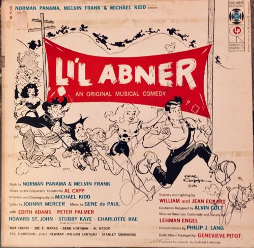 Lil Abner signed Stage Play Album with Program