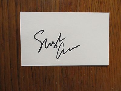 SHERYL CROW(All I Wanna Do/The First Cut is the Deepest)Signed  3 x 5 Index Card