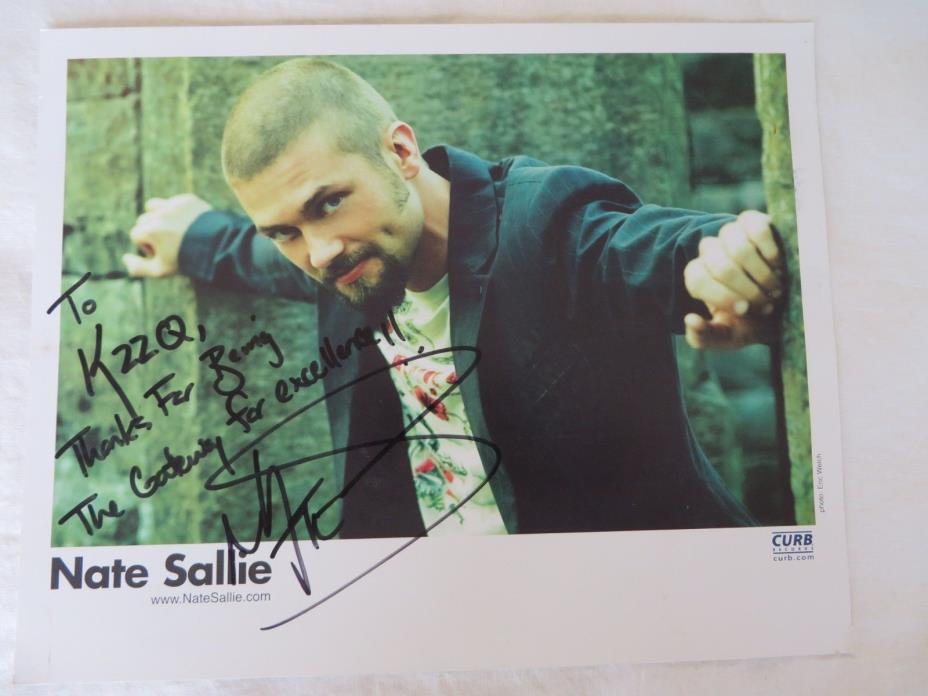 Nate Sallie Autographed Photo Poster 8 X 10