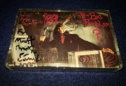 Autographed Crispin Glover Album The Big Problem=The Solution Cassette Tape