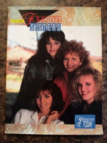 SIGNED! Concert Booklet The Forester Sisters Yesterday & Today 1988 AUTOGRAPHED