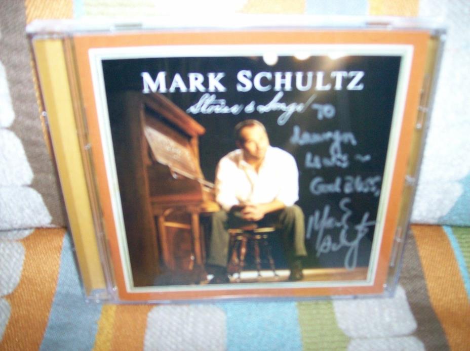 AUTOGRAPHED Mark Schultz Stories & Songs Near Mint SIGNED CD FREE SHIPPING