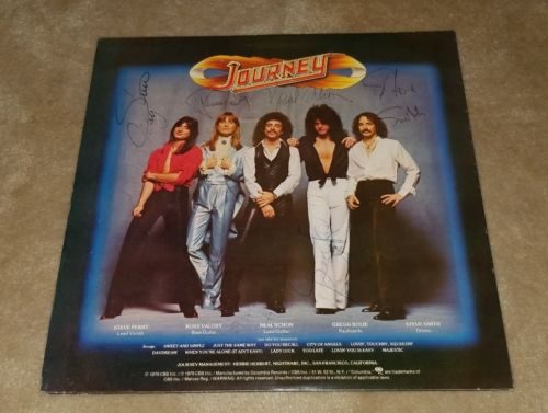 JOURNEY SIGNED EVOLUTION LP STEVE PERRY S. SMITH NEAL SCHON ROSS VALORY GREGG R.