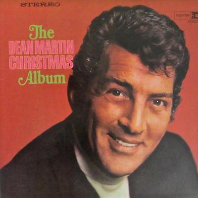 DEAN MARTIN SIGNED AUTOGRAPH 8X10 WITH LP ALBUM -DEAN MARTIN CHRISTMAS