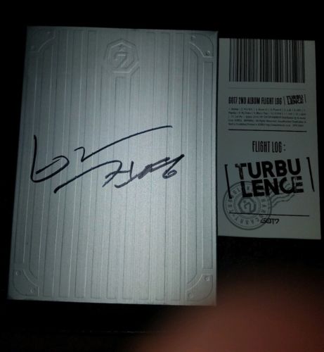 GOT7 Turbulence JinYoung signed Album KPOP