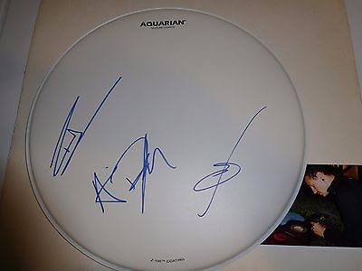 CHESTER BENNINGTON SIGNED DRUMHEAD 14inch DEAD BY SUNRISE +3 PROOF LINKIN PARK