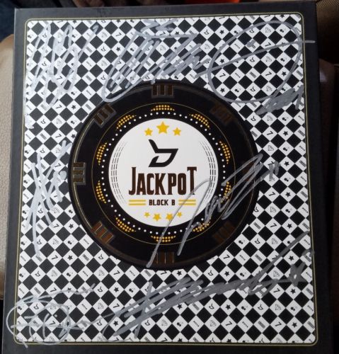 Block B - Jackpot Album Autographed (Signed By All Members)