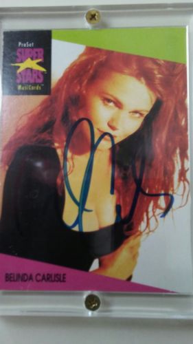 belinda carlisle auto card