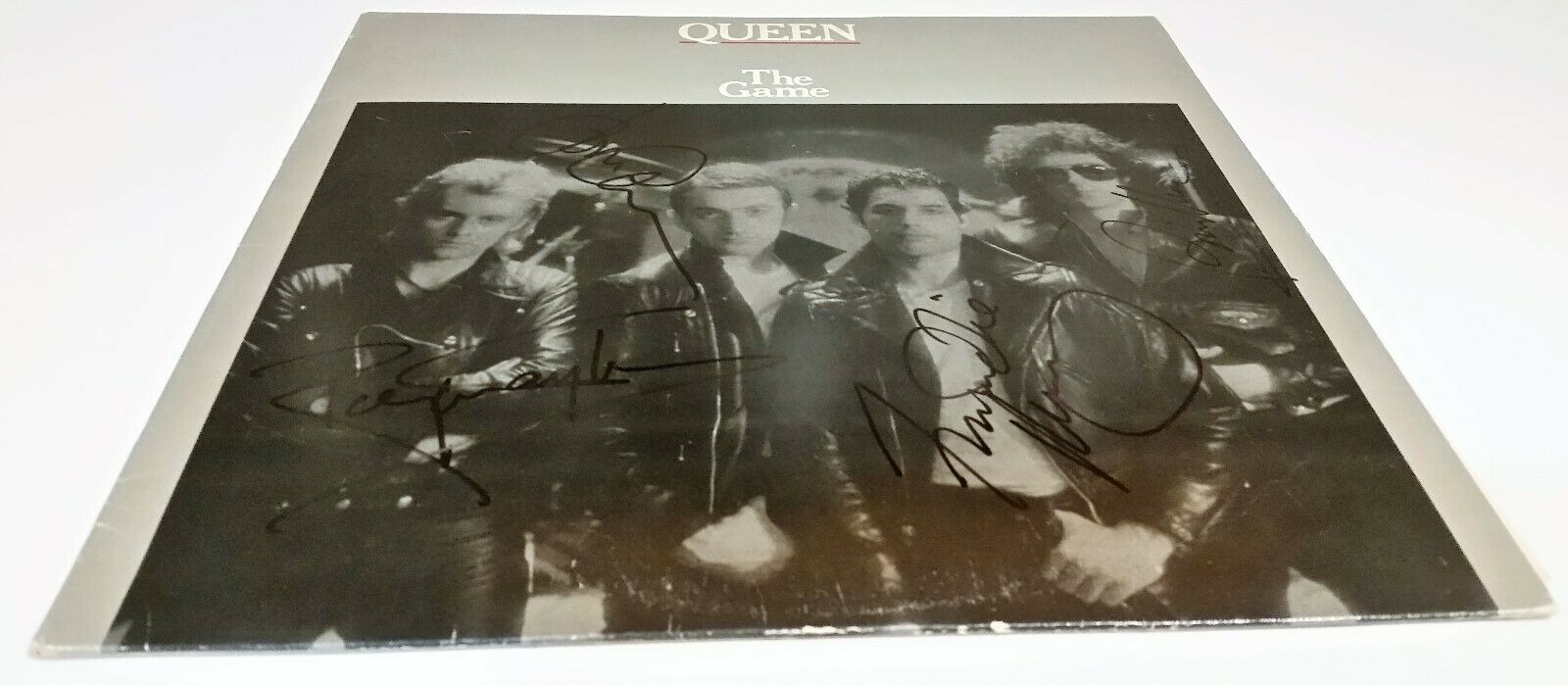 Queen Autographed “The Game” Freddie Mercury