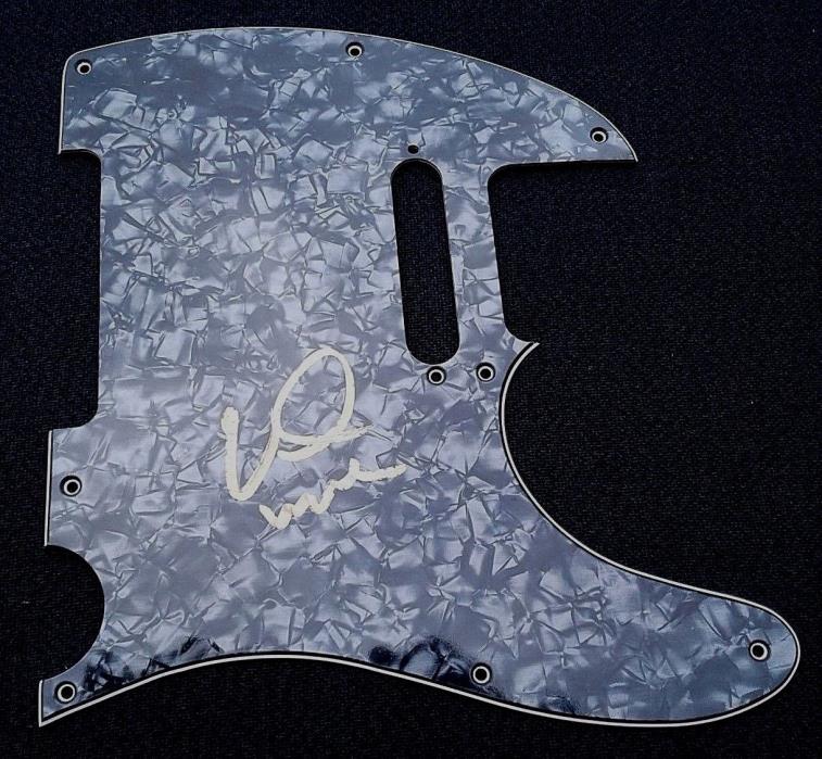 VERDINE WHITE - Earth, Wind & Fire -Signed Guitar Pickguard with COA -