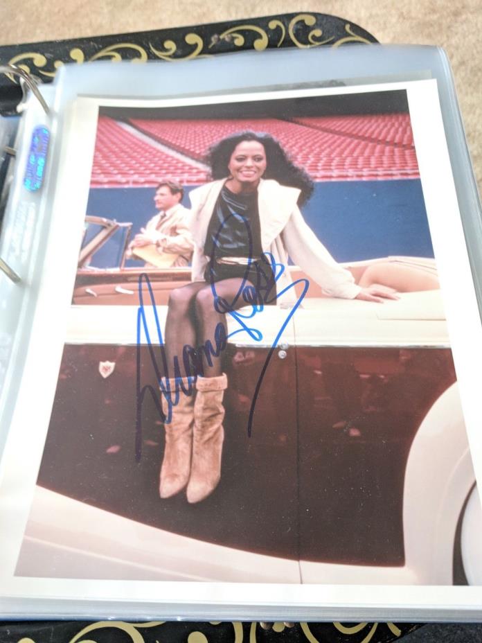 Diana Ross Autograph 8x10 Photo Hand Signed