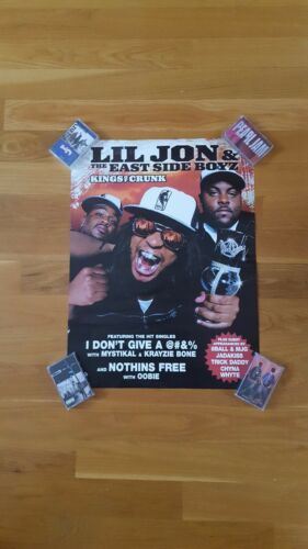 Vintage Lil Jon & The East Side Boys Kings Of Crunk Poster Get Low Rap Atlanta