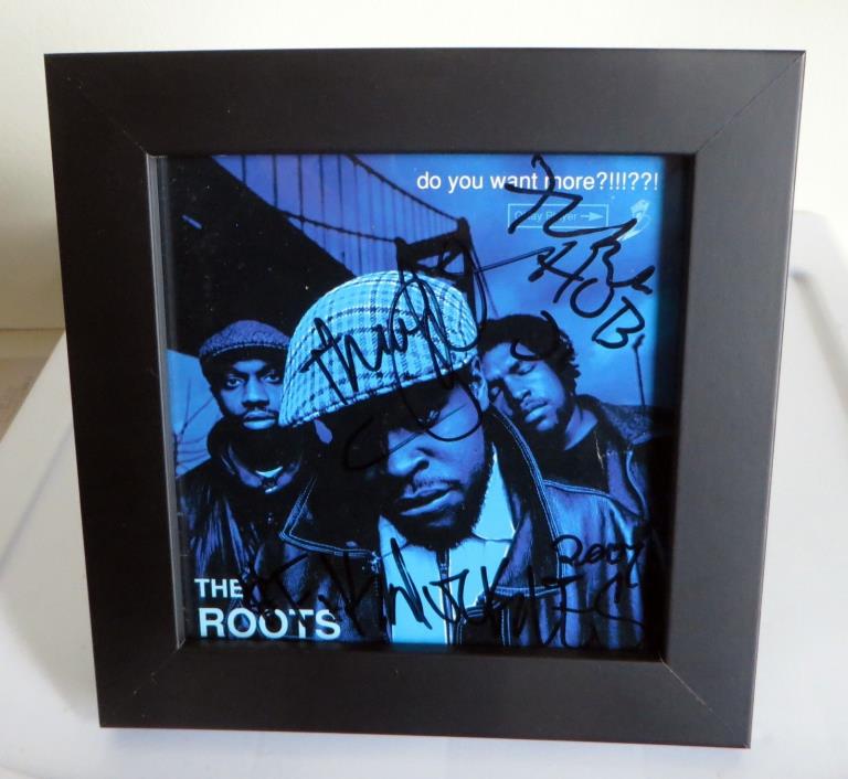 The Roots Autograph Framed CD Book Signed Black Thought Hip Hop Memorabilia 2007