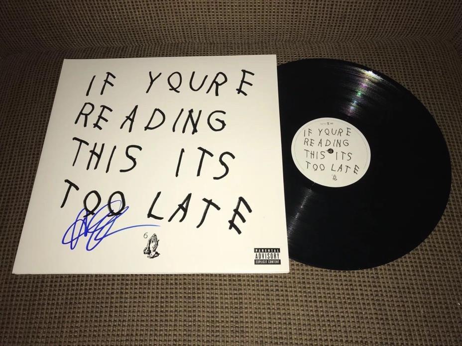 Drake Signed “If You’re Reading This It’s Too Late” Vinyl Album +PROOF +JSA LOA