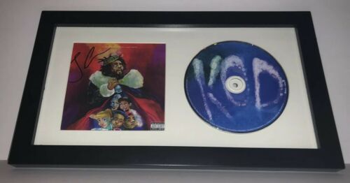 J COLE SIGNED KOD CD ALBUM FRAMED AUTOGRAPH JERMAINE (Kendrick Lamar Drake)