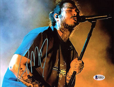 Post Malone Rapper Authentic Signed 8x10 Photo Autographed BAS #G45473
