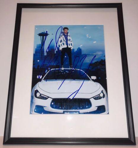 LIL MOSEY SIGNED 8x10 NORTHSBEST PHOTO FRAMED RAPPER AUTOGRAPH (XAN PUMP SKIES)