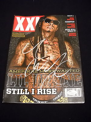 Lil Wayne Autographed XXL Magazine Rap YMCMB/ JSA