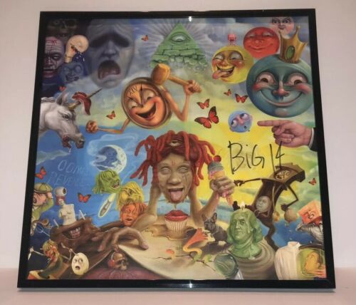 TRIPPIE REDD SIGNED LIFE’S A TRIP PHOTO POSTER VINYL SIZE AUTOGRAPH FRAMED LITHO
