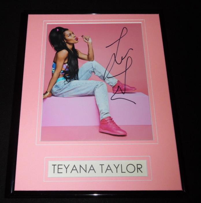 Teyana Taylor Signed Framed 11x14 Photo Display AW