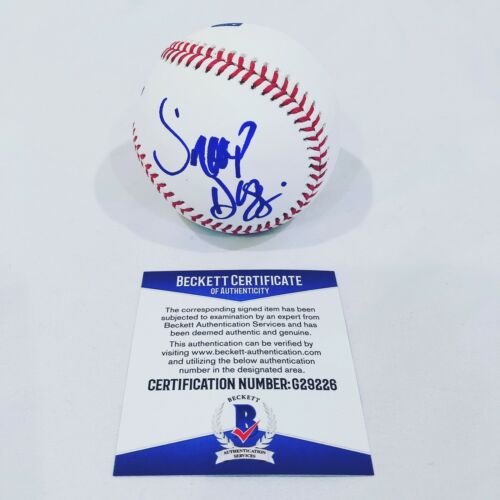 Snoop Dogg Signed Rawlings Official Major League Baseball Beckett BAS Autograph
