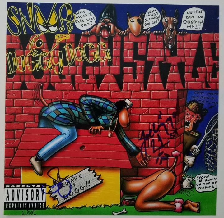 Snoop Dogg & Joe Cool Signed Doggystyle 12x12 Album Flat Photo Art ARTIST RAD