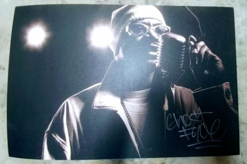 Ghostface Killah Signed Artwork 2004 Limited Edition Terry Phunk Art New in Box