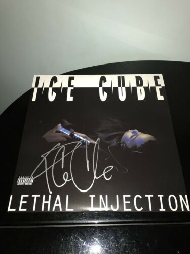 Ice Cube Signed Autographed “LETHAL INJECTION” Vinyl Record Album + EXACT PROOF