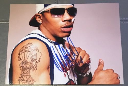 NELLY RAPPER RAP STL SIGNED AUTOGRAPHED 8X10 PHOTO W/COA