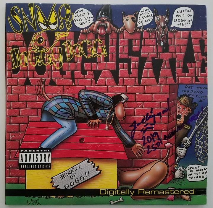 Joe Cool Signed Snoop Dogg Doggystyle Vinyl Record Hip Hop LEGEND ARTIST RAD