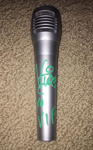 VANILLA ICE - SIGNED/AUTOGRAPHED MICROPHONE! W/INSCRIPTION! RARE! ROB VAN WINKLE