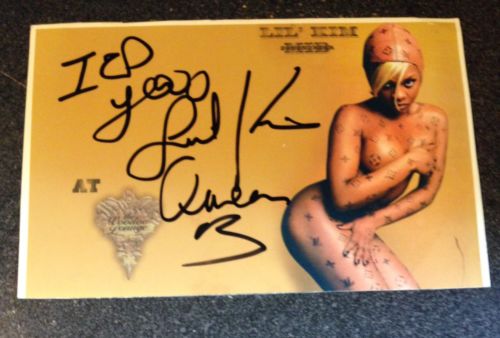 Lil' Kim Signed Autograph Rare Queen B Eminem Notorious BIG Biggy Smalls 2pac